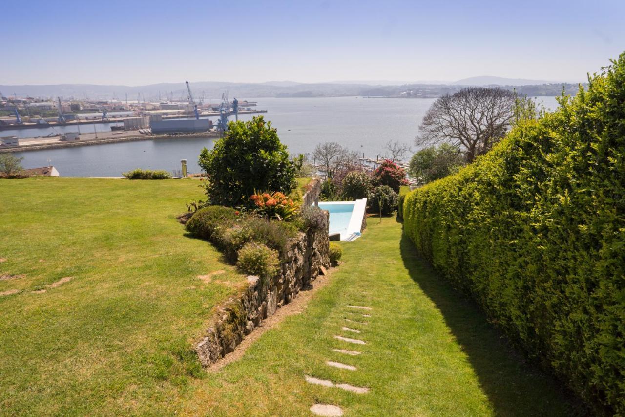 Apartamento Con Piscina Y Excelentes Vistas Ferrol Ngoại thất bức ảnh