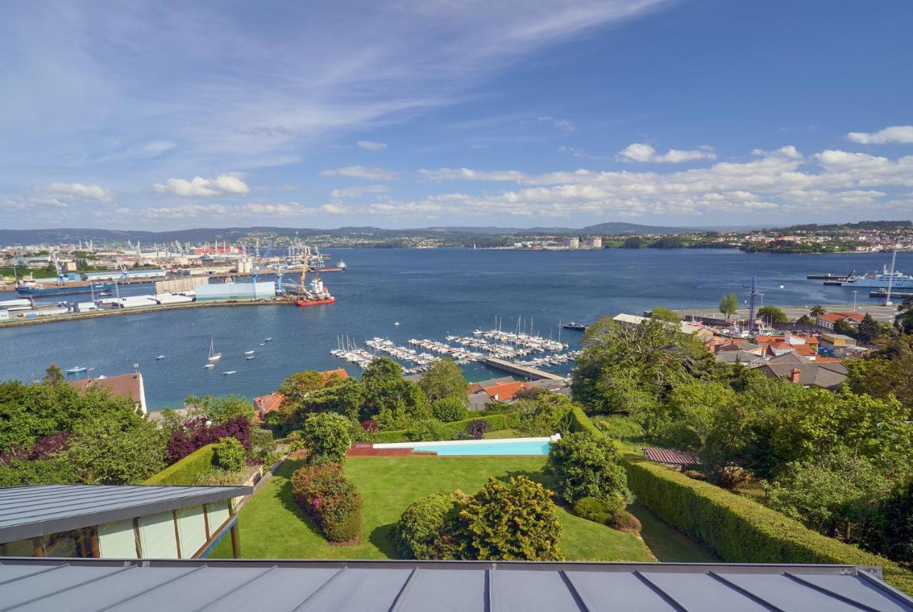 Apartamento Con Piscina Y Excelentes Vistas Ferrol Ngoại thất bức ảnh